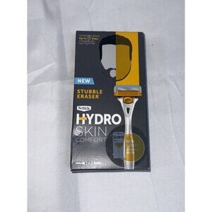 Schick Hydro Skin Comfort 3 Blade Stubble Eraser Razor With 2 Cartridges